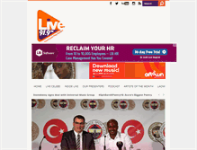 Tablet Screenshot of livefmghana.com